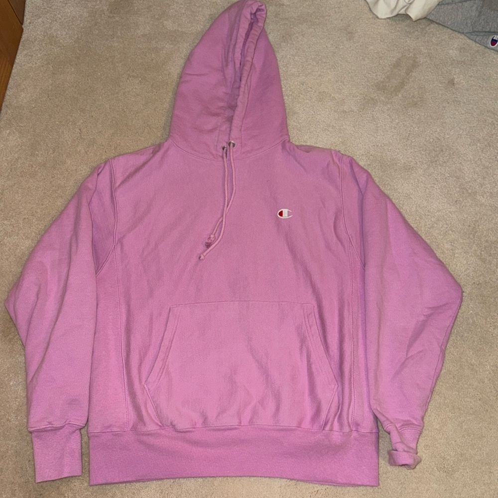 Champion medium purple heavy hoodie